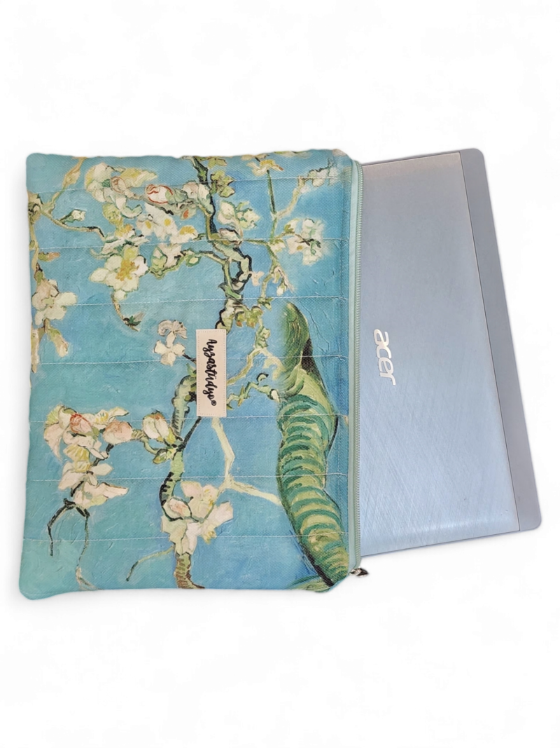 10-12" iPad/Tablet Sleeve - Van Gogh's Almond Blossoms | Ayza Stüdyo - Image 3