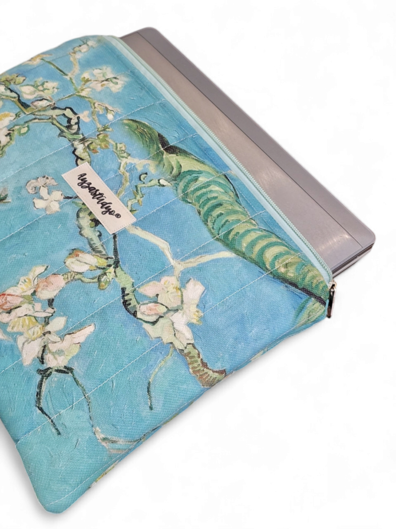 10-12" iPad/Tablet Sleeve - Van Gogh's Almond Blossoms | Ayza Stüdyo - Image 2