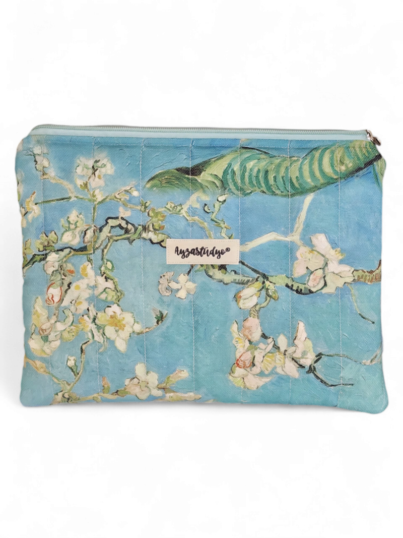 10-12" iPad/Tablet Sleeve - Van Gogh's Almond Blossoms | Ayza Stüdyo - Image 4