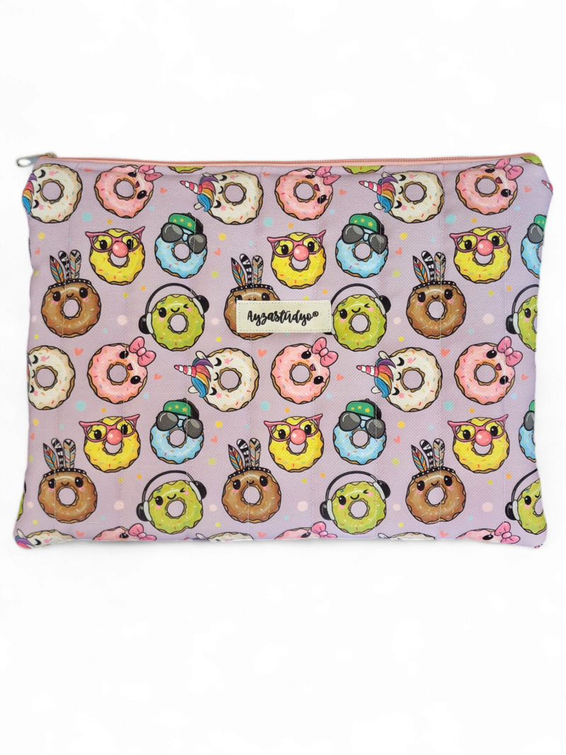 10-12" iPad/Tablet Sleeve - Happy Donuts | Ayza Stüdyo - Image 2