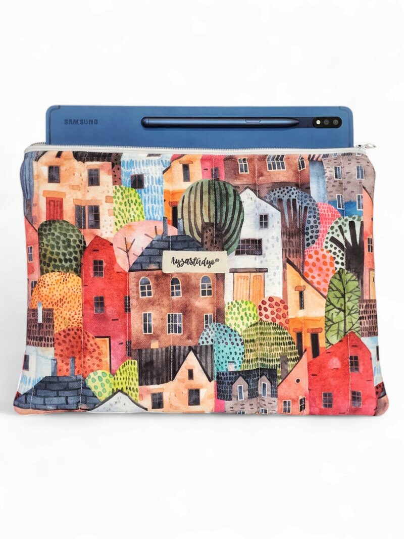 10-12" iPad/Tablet Sleeve - My Town | Ayza Stüdyo