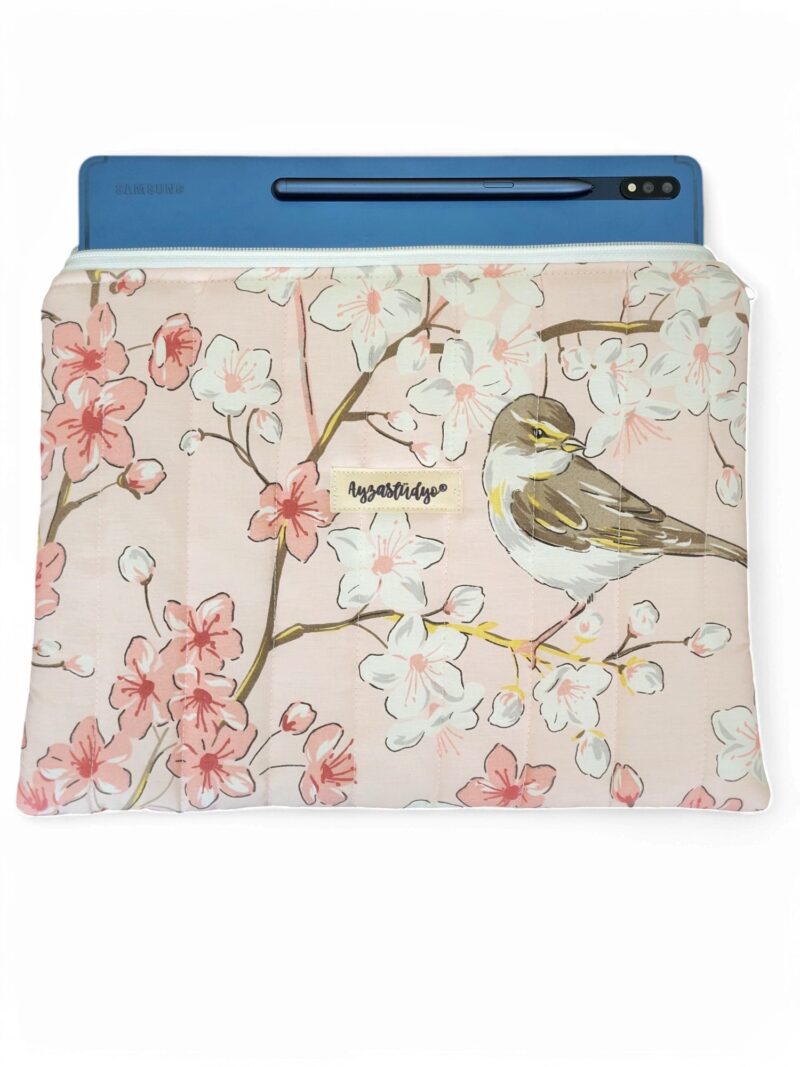 10-12" iPad/Tablet Sleeve - Sakura Sparrows | Ayza Stüdyo