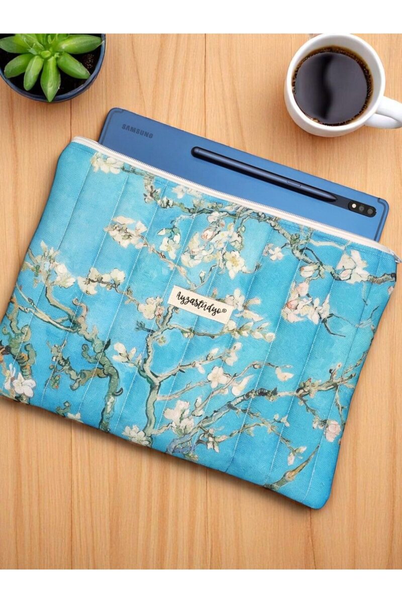 Puffy iPad/Tablet Sleeve - Van Gogh's Almond Blossoms | Ayza Stüdyo