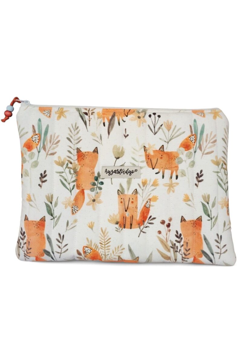 Puffy iPad/Tablet Sleeve - Cute Foxes | Ayza Stüdyo - Image 4