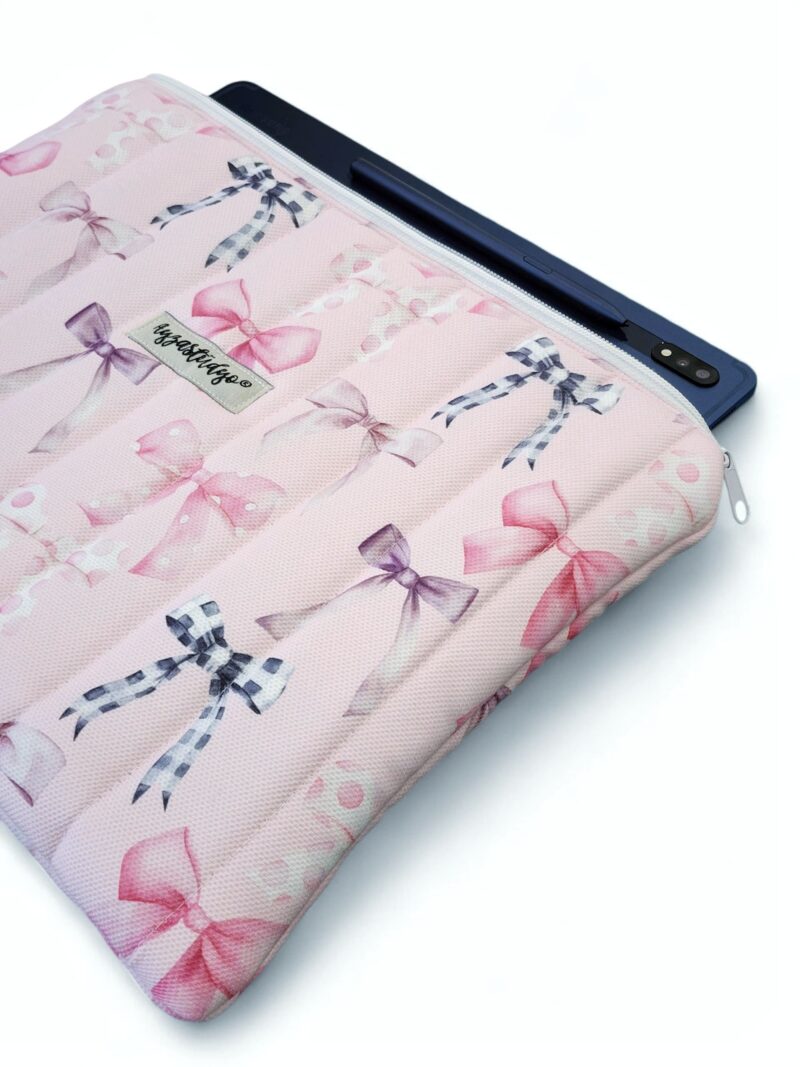 Puffy iPad/Tablet Sleeve - Pretty Bows | Ayza Stüdyo - Image 3