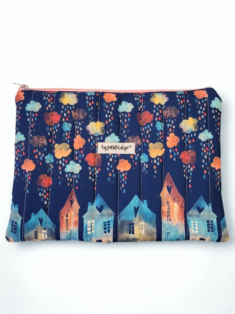 Puffy iPad/Tablet Sleeve - Rainy Town | Ayza Stüdyo - Image 4