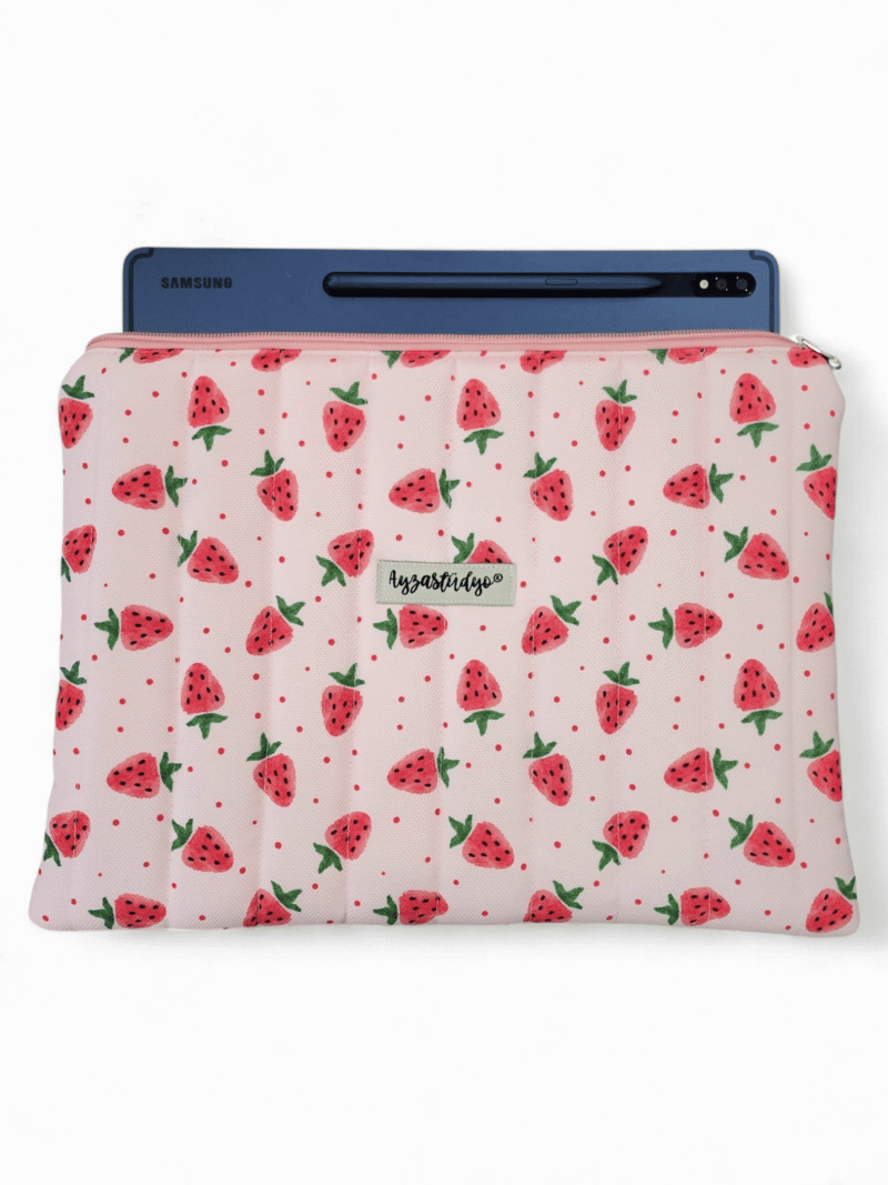 Puffy iPad/Tablet Sleeve - Sweet Strawberry | Ayza Stüdyo - Image 2
