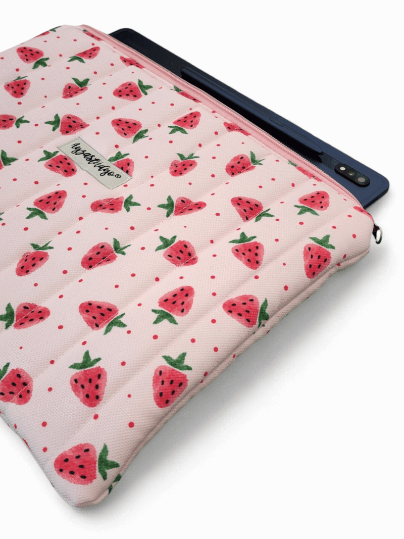 Puffy iPad/Tablet Sleeve - Sweet Strawberry | Ayza Stüdyo - Image 3