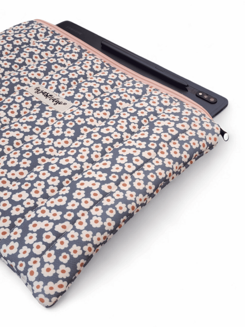 Puffy iPad/Tablet Sleeve - Tiny Blooms | Ayza Stüdyo - Image 3