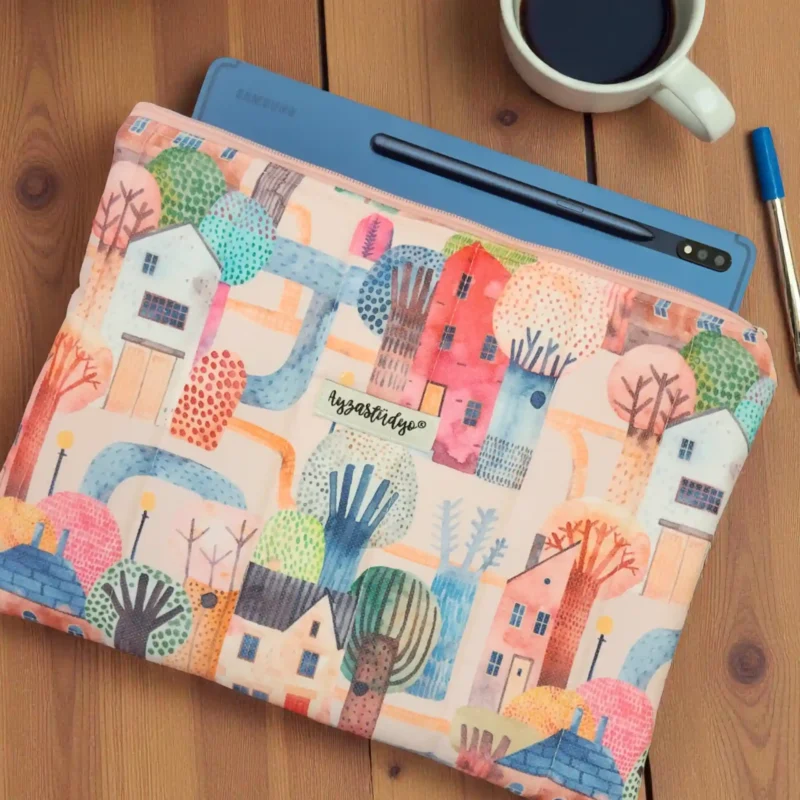 Puffy iPad/Tablet Sleeve - Chill City | Ayza Stüdyo